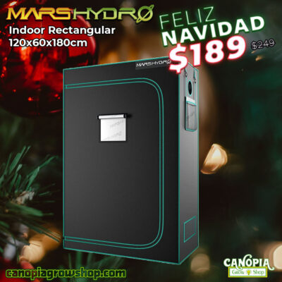 Canopia Growshop -Quito | Armario de cultivo indoor Mars Hydro 60x120x180cm -Promo Navidad 2025
