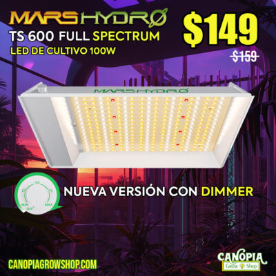 Canopiagrowshop.com | QUITO ECUADOR | Iluminación LED | Mars Hydro TS600 - 100 Watt Nueva versión