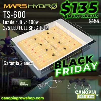 Canopiagrowshop.com | QUITO ECUADOR | Iluminación LED | Mars Hydro TS600 Full Spectrum - 100 Watt