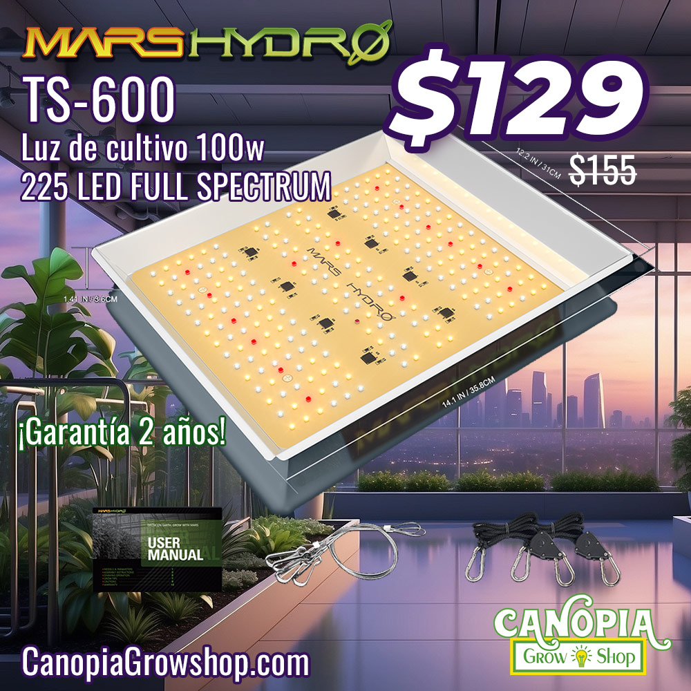 Mars Hydro TS600 (100W) Full Spectrum LED Grow Light+60x60x140