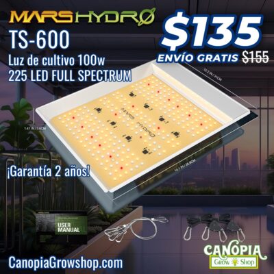 Canopia Growshop | MarsHydro TS600 | Luz led de cultivo - Quito - Ecuador