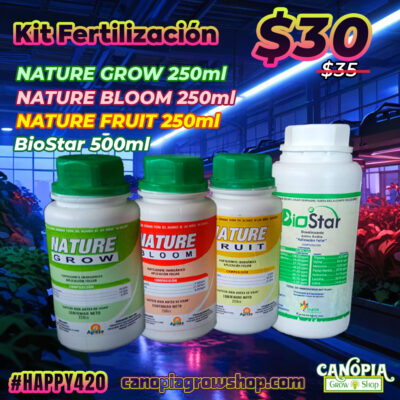Canopia Growshop - Kit completo de fertilización orgánico