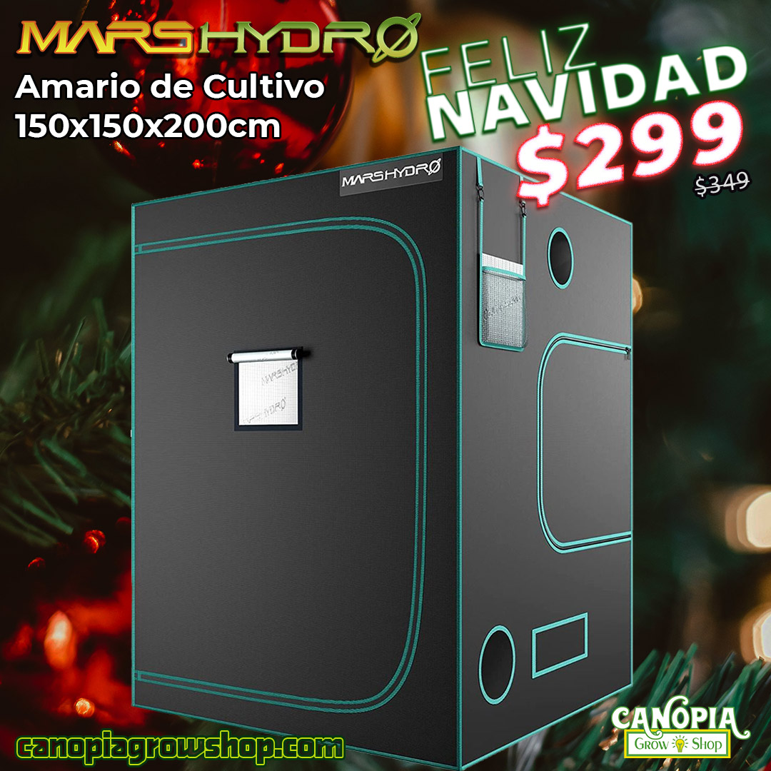 CanopiaGrowshop.com | NAVIDAD 2025 - Carpa de Cultivo Indoor MarsHydro 150x150x200 QUITO