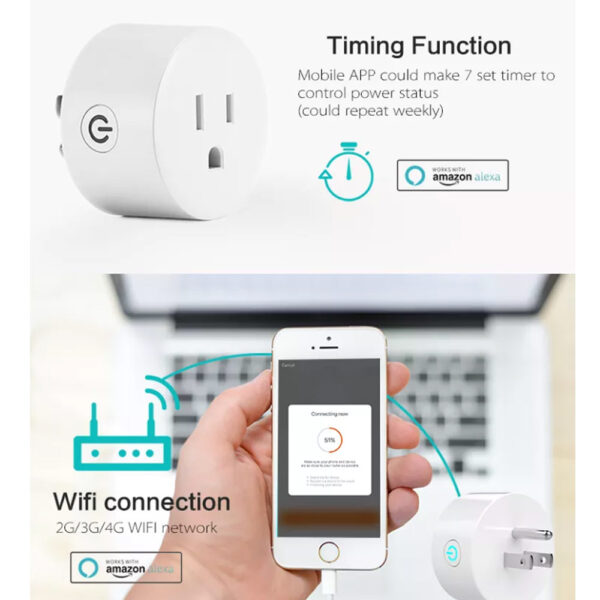 Canopia Growshop Quito | Smart Socket Simple - Wifi Smartphone ejemplo