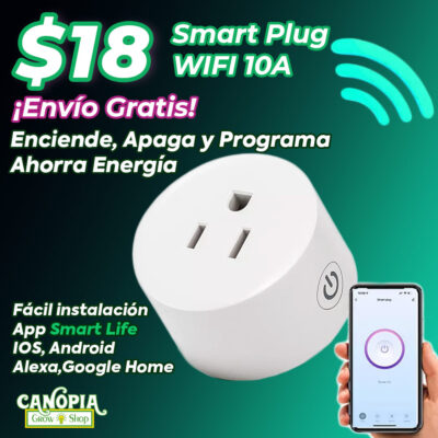 Canopia Growshop Quito | Smart Socket ENCHUFE WIFI 10A - Portada
