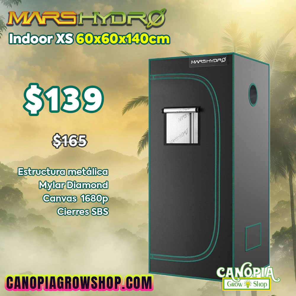 Canopia Growshop Quito Ecuador - Armario de cultivo Mars Hydro 60x60x140cm