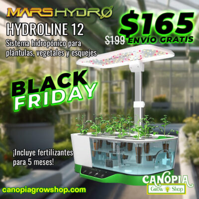 Canopia Growshop Quito - Ecuador | MarsHydro Hydroline 12 Sistema hidropónico para plántulas y esquejes - promo Black Friday