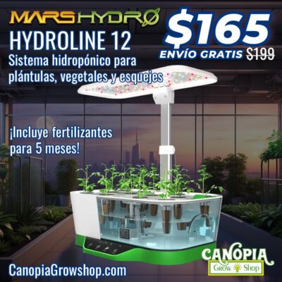 Canopia Growshop Quito - Ecuador | MarsHydro Hydroline 12 Sistema hidropónico para plántulas y esquejes - promo Septiembre 2024