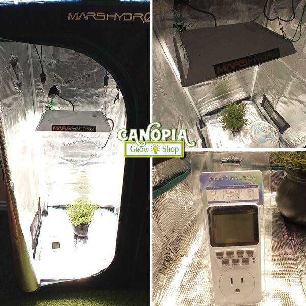 Canopia Growshop | Quito - Ecuador | Kit personal Mars Hydro - Demo