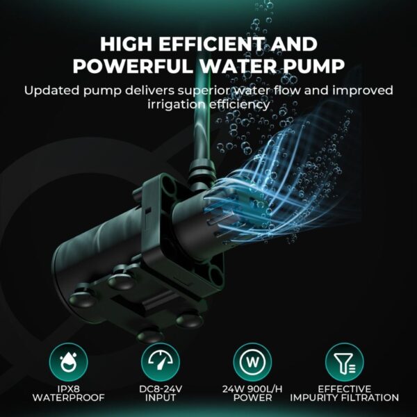 CanopiaGrowshop.com | Quito | Disponible en todo el Ecuador | Sistema de riego por goteo Mars Hydro para 8 plantas - Bomba de agua potente y eficiente