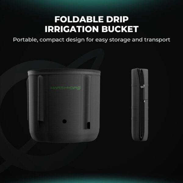 CanopiaGrowshop.com | Quito | Disponible en todo el Ecuador | Sistema de riego por goteo Mars Hydro para 8 plantas - reservorio plegable de 50L