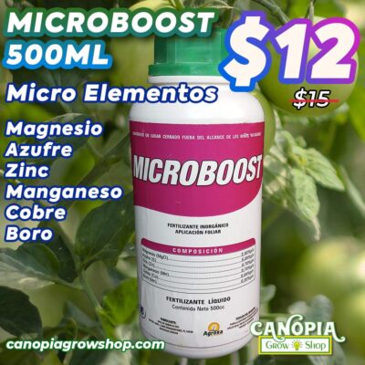 Canopia Growshop - MicroBoost 500ML - Micro elementos para lograr el equilibrio en tu cultivo