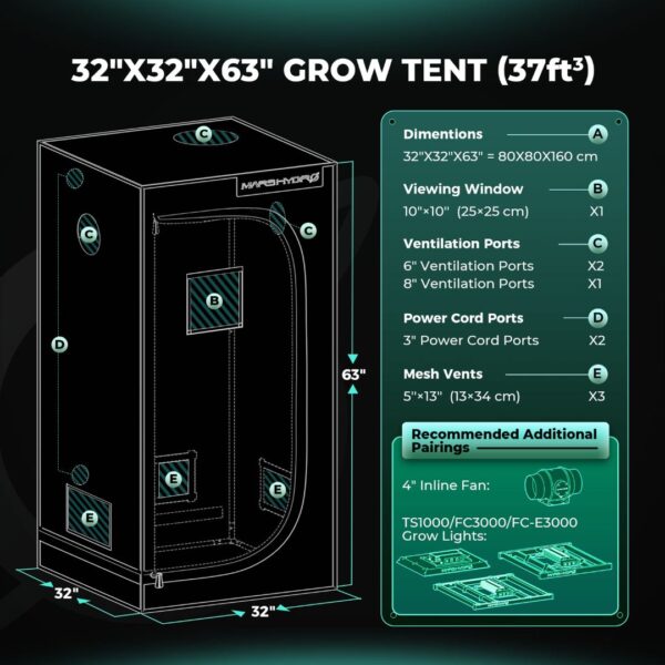 Canopia Growshop Quito - carpa 80x80x160cm