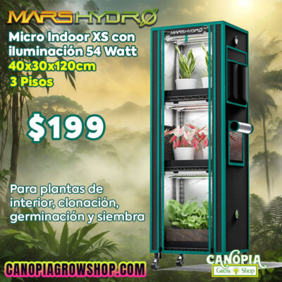 Canopiagrowshop.com | Quito - Ecuador | Estante Mars Hydro para plantas de interior para clonación, germinación, siembra y plantas de interior